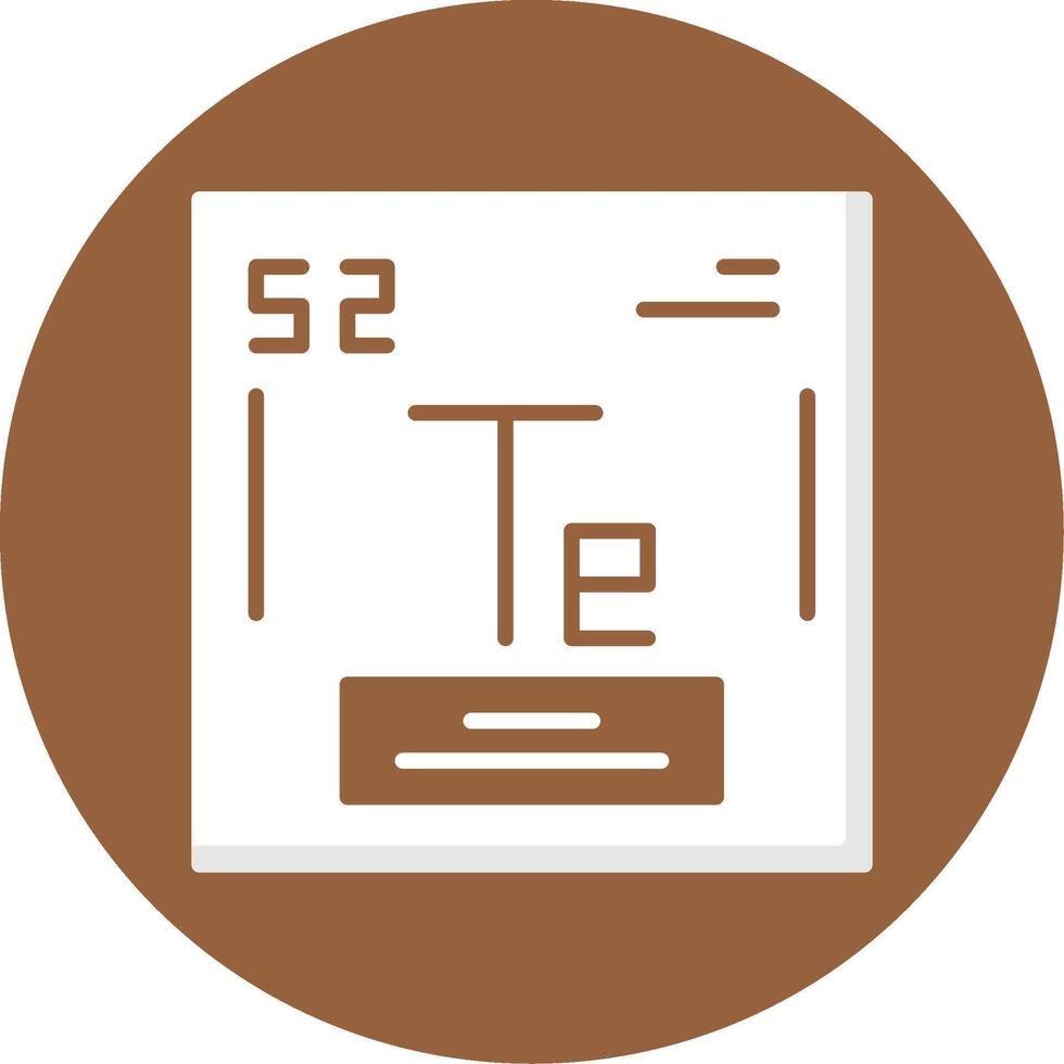 Tellurium Icon Design vector