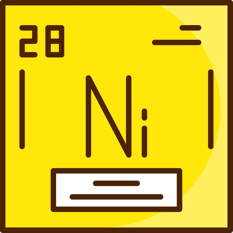 Nickel Icon Design vector