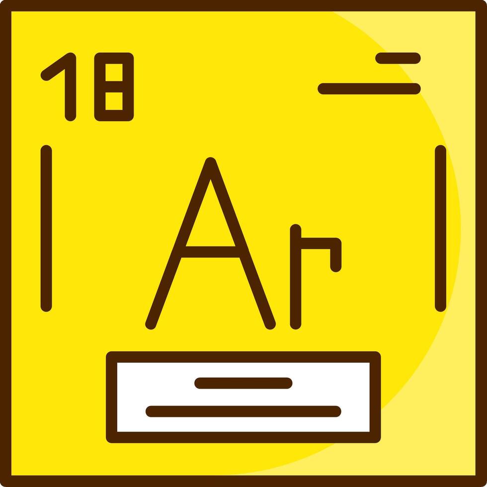 Argon Icon Design vector