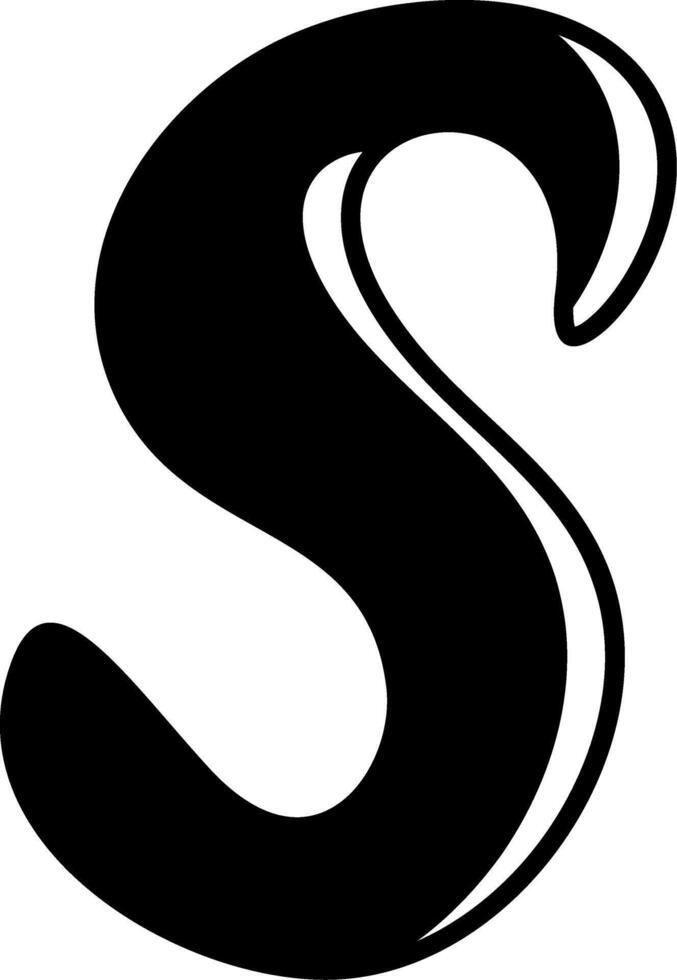 S Alphabet Icon Design vector