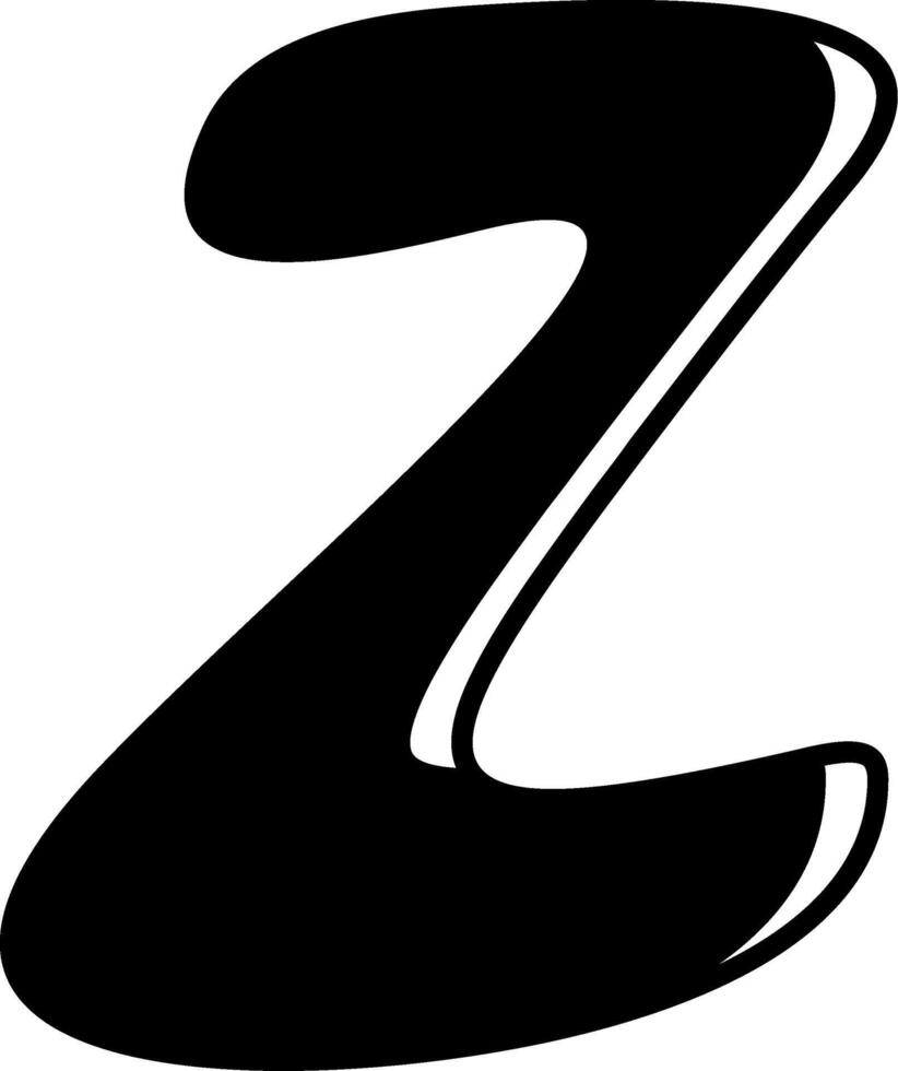 Z Alphabet Icon Design vector