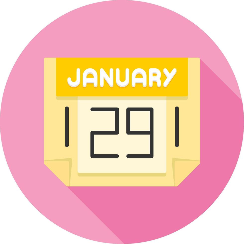 29 January Icon Design Symbol vector