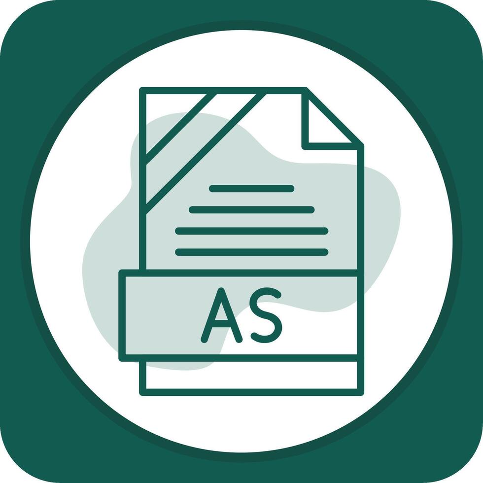 AS Icon Design vector