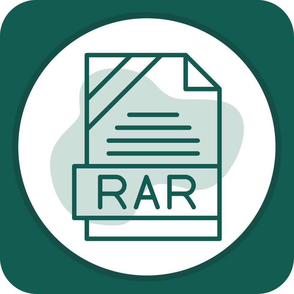 RAR Icon Design vector
