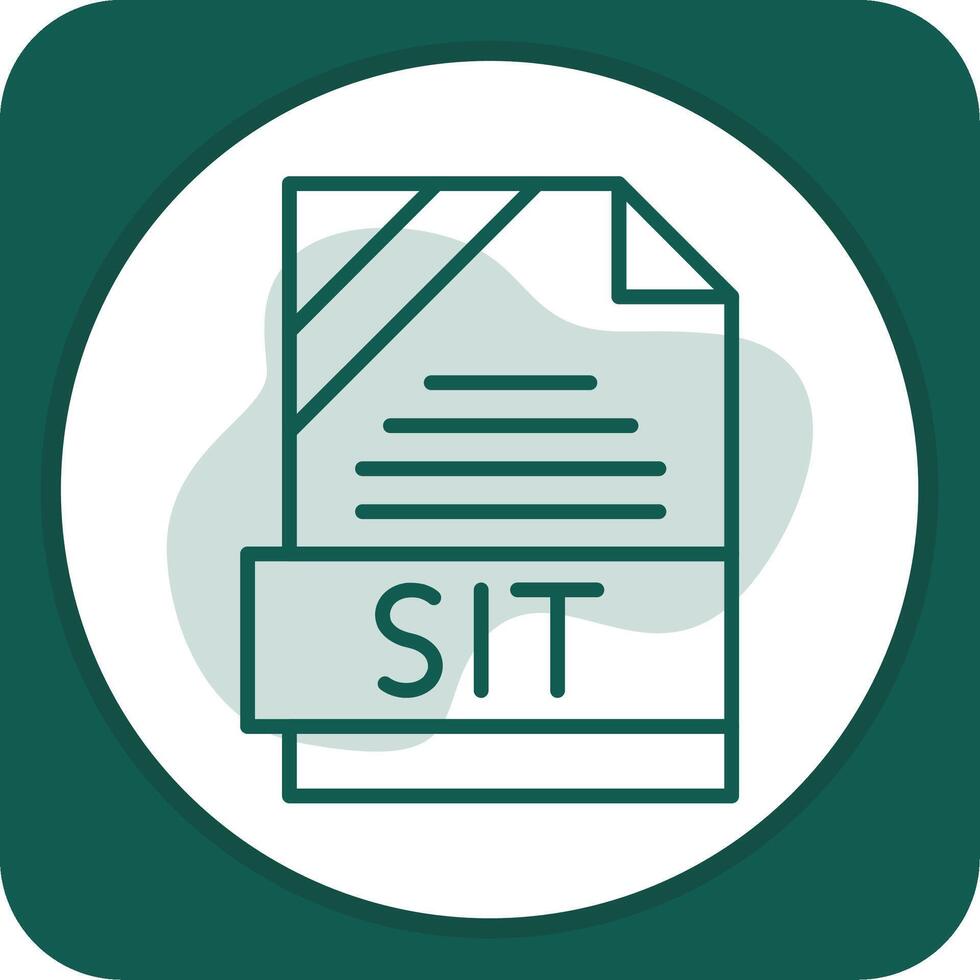 SIT Icon Design vector