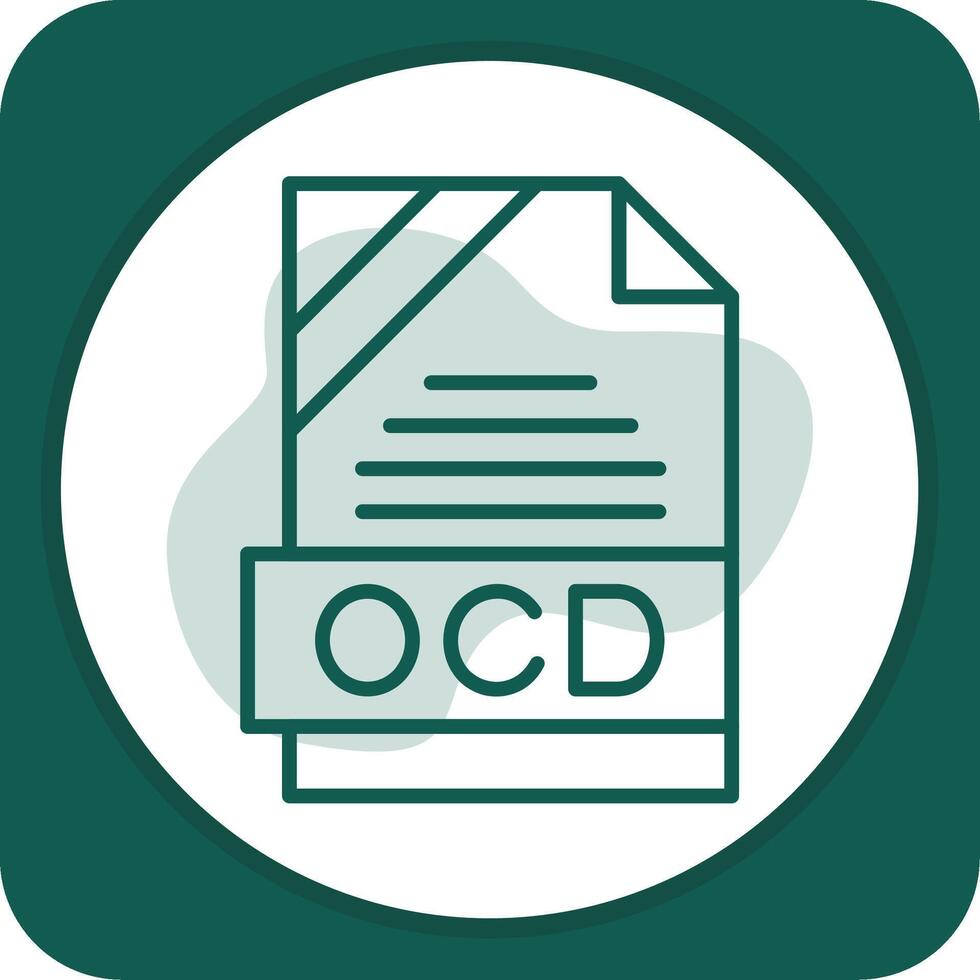 OCD Icon Design vector