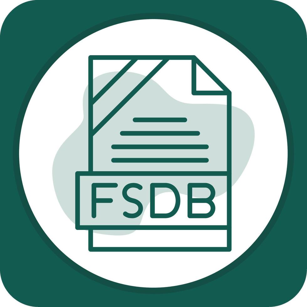 FSDB Icon Design vector