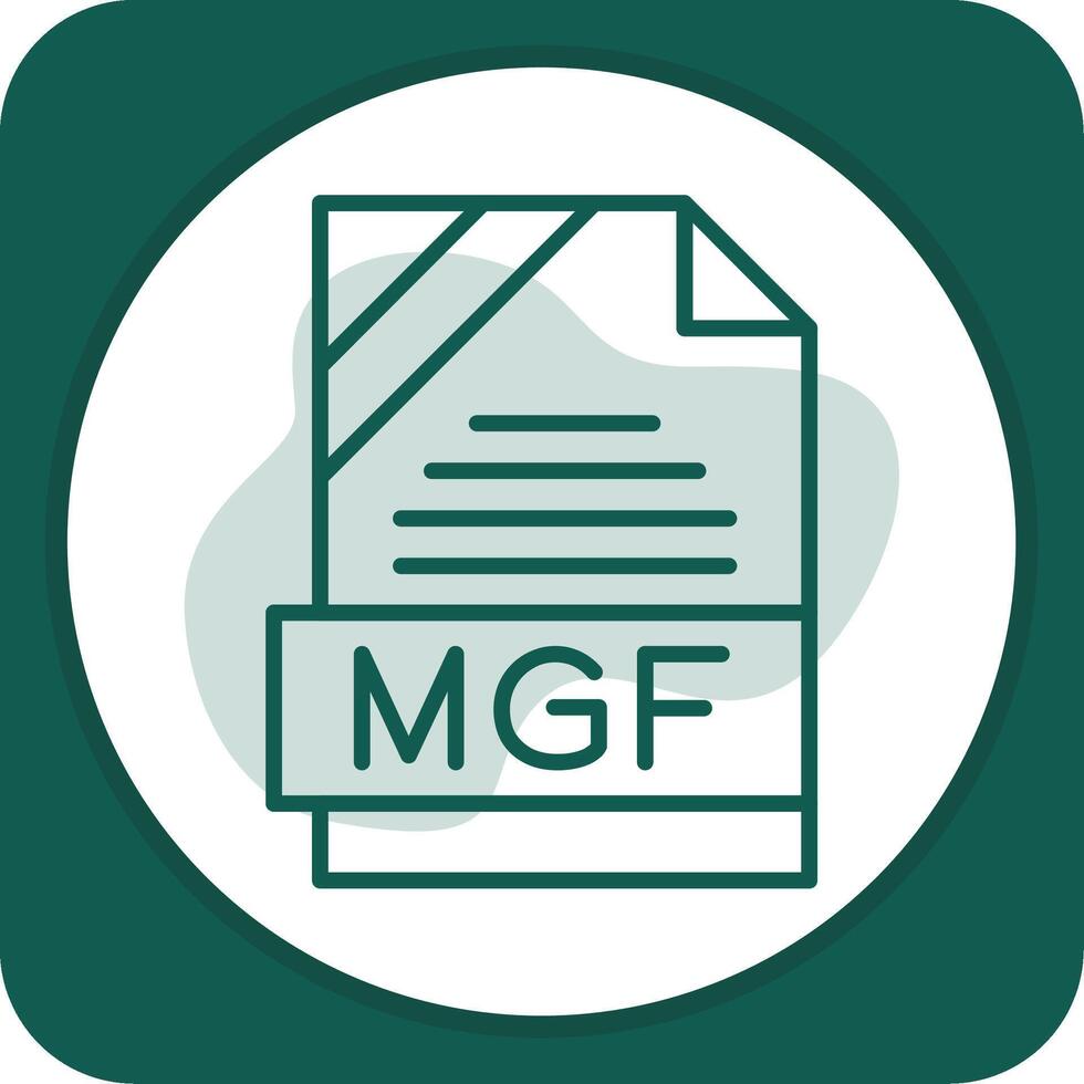 MGF Icon Design vector