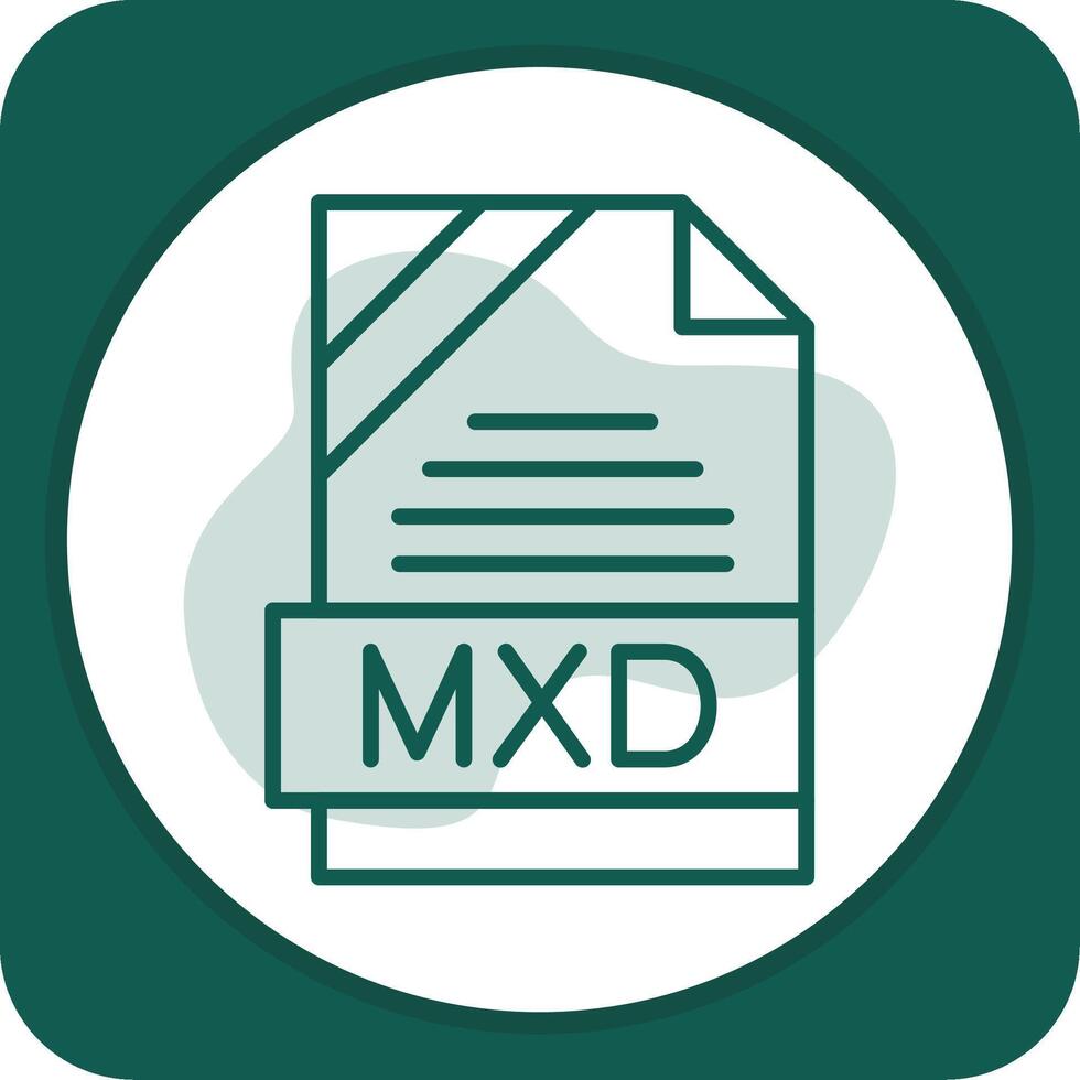 MXD Icon Design vector