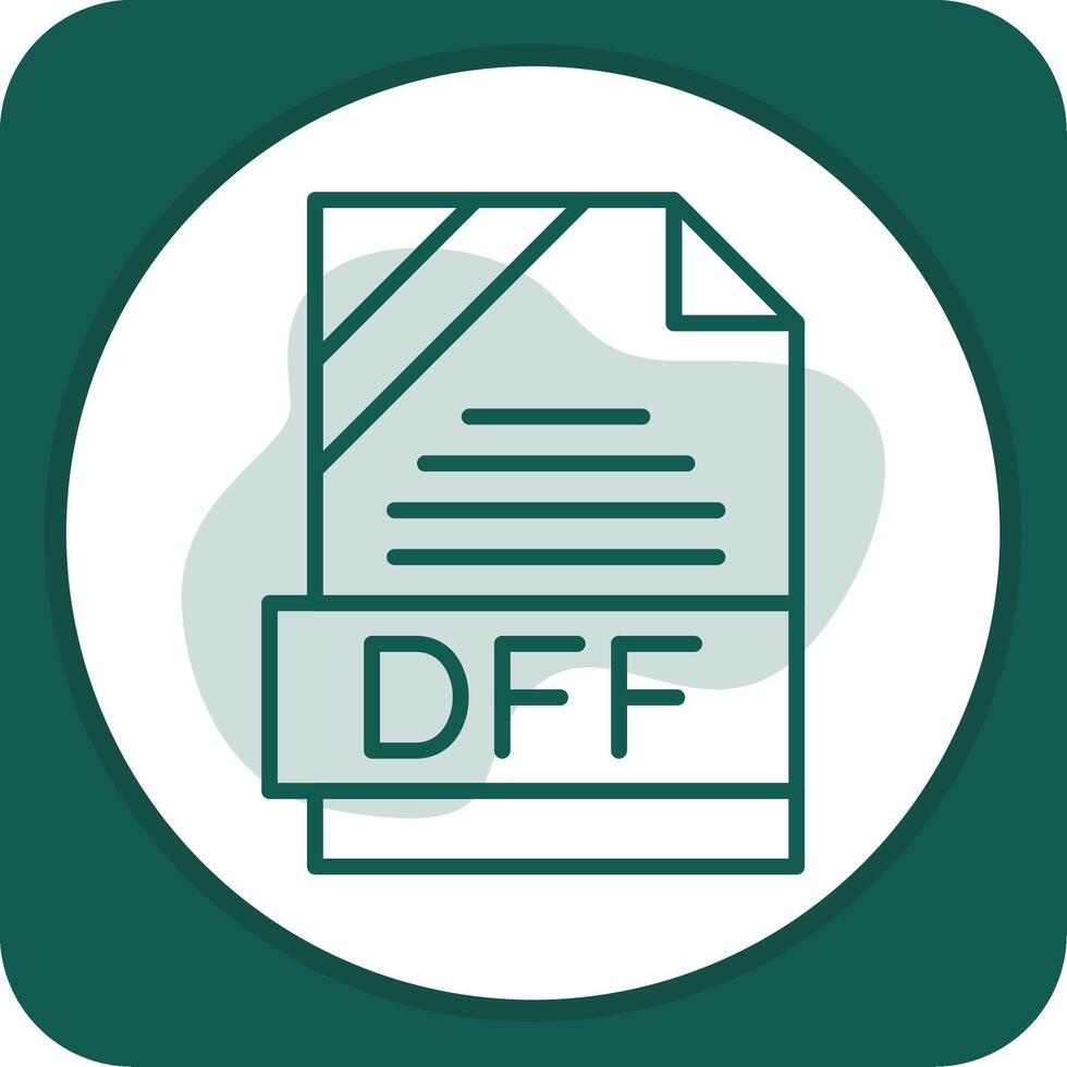DFF Icon Design vector