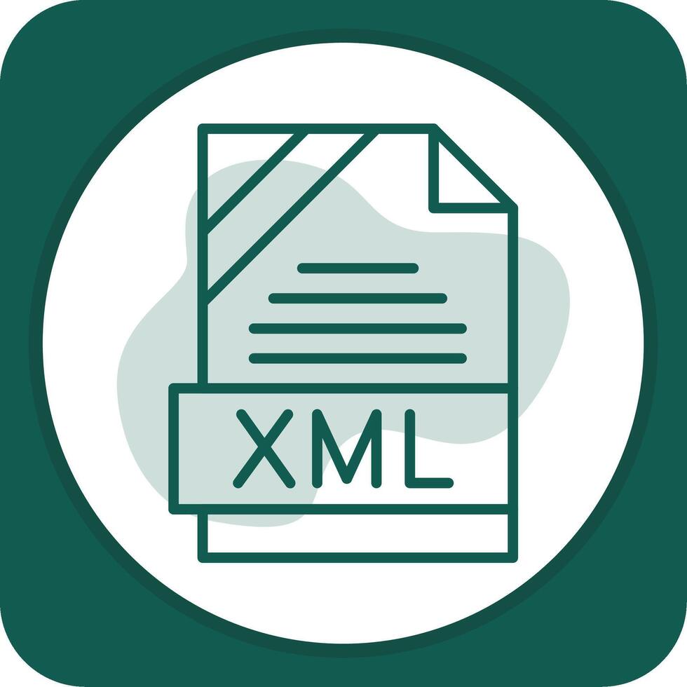 XML Icon Design vector