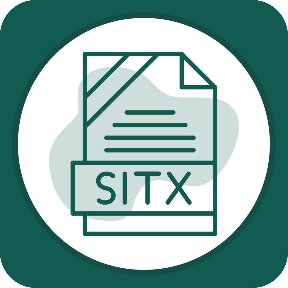 SITX Icon Design vector