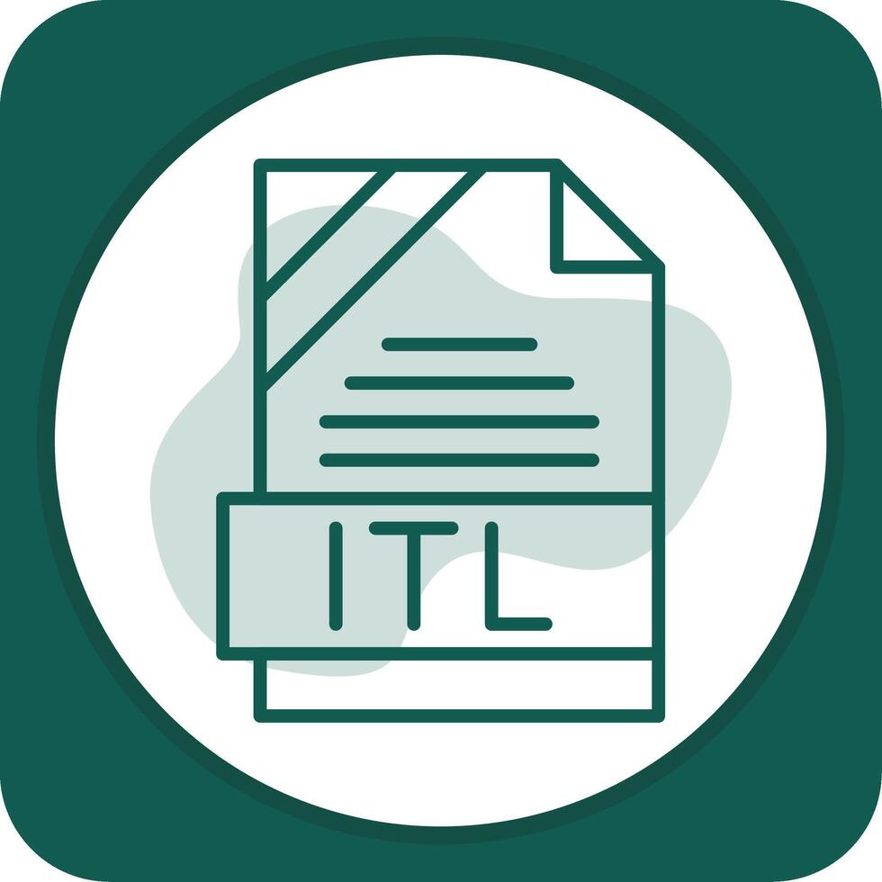 ITL Icon Design vector