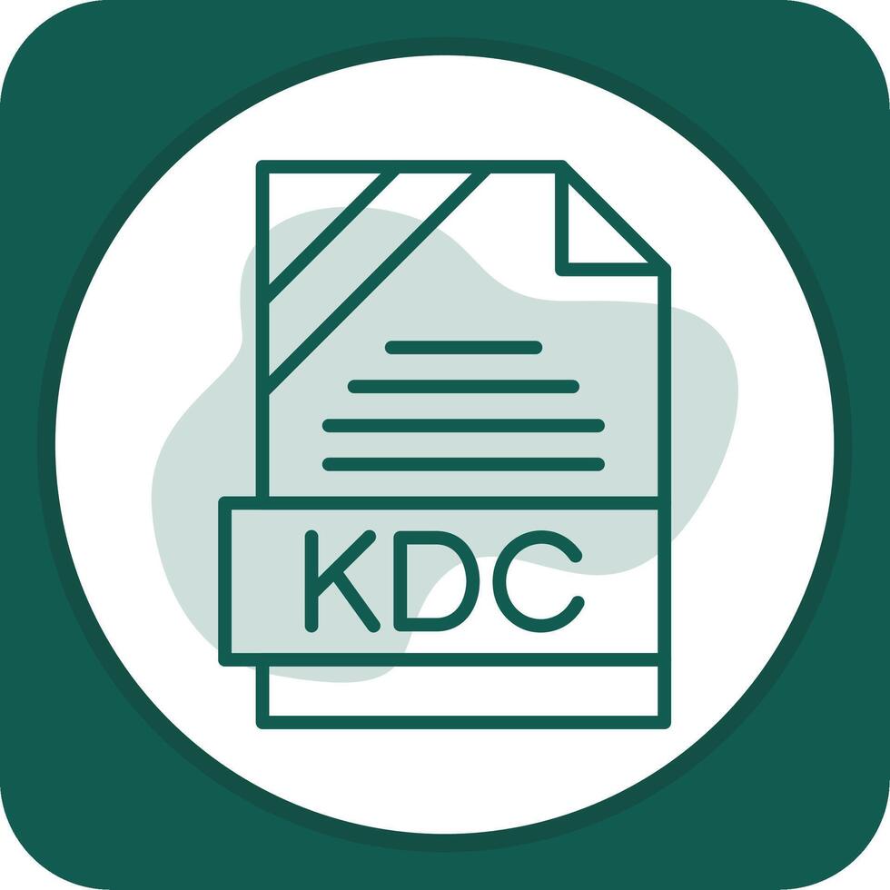 KDC Icon Design vector