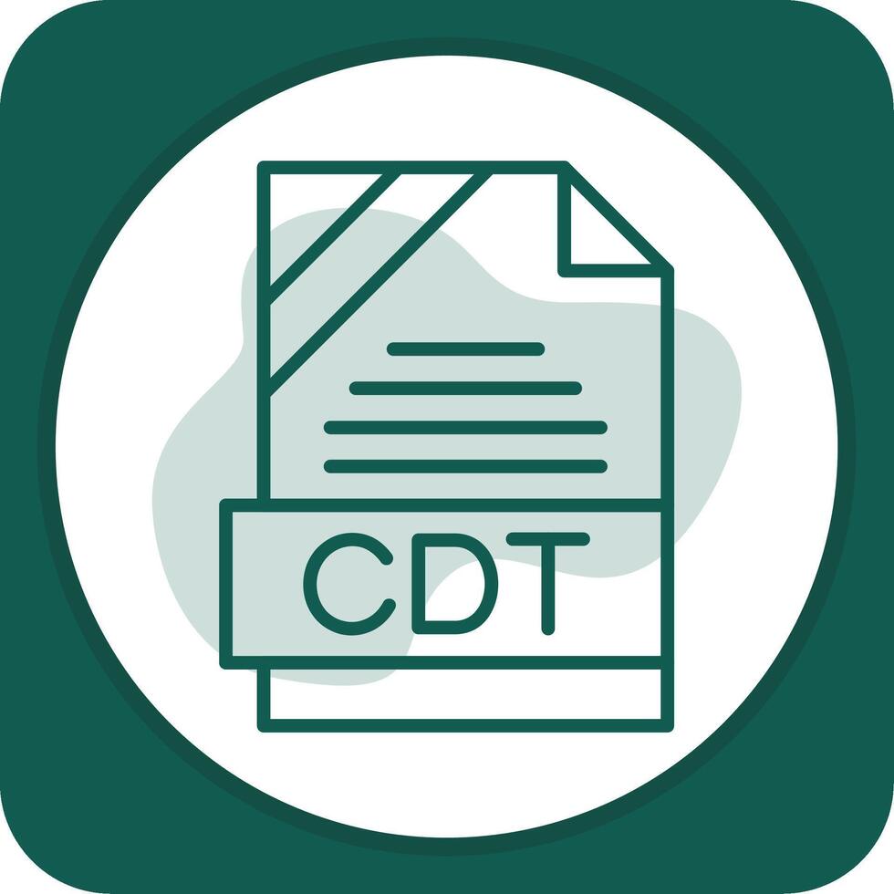 CDT Icon Design vector