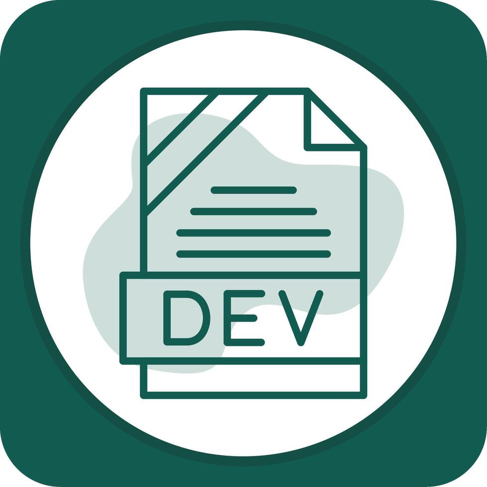 DEV Icon Design vector