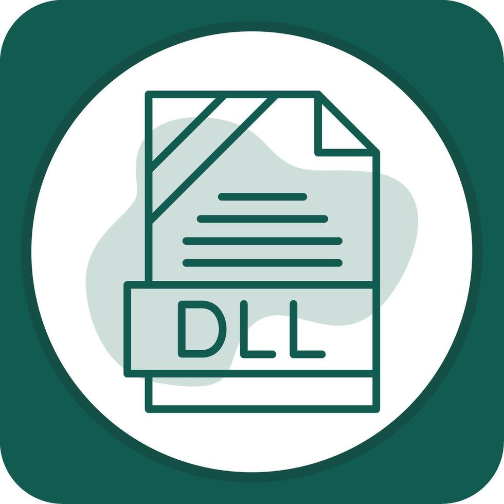 DLL Icon Design vector
