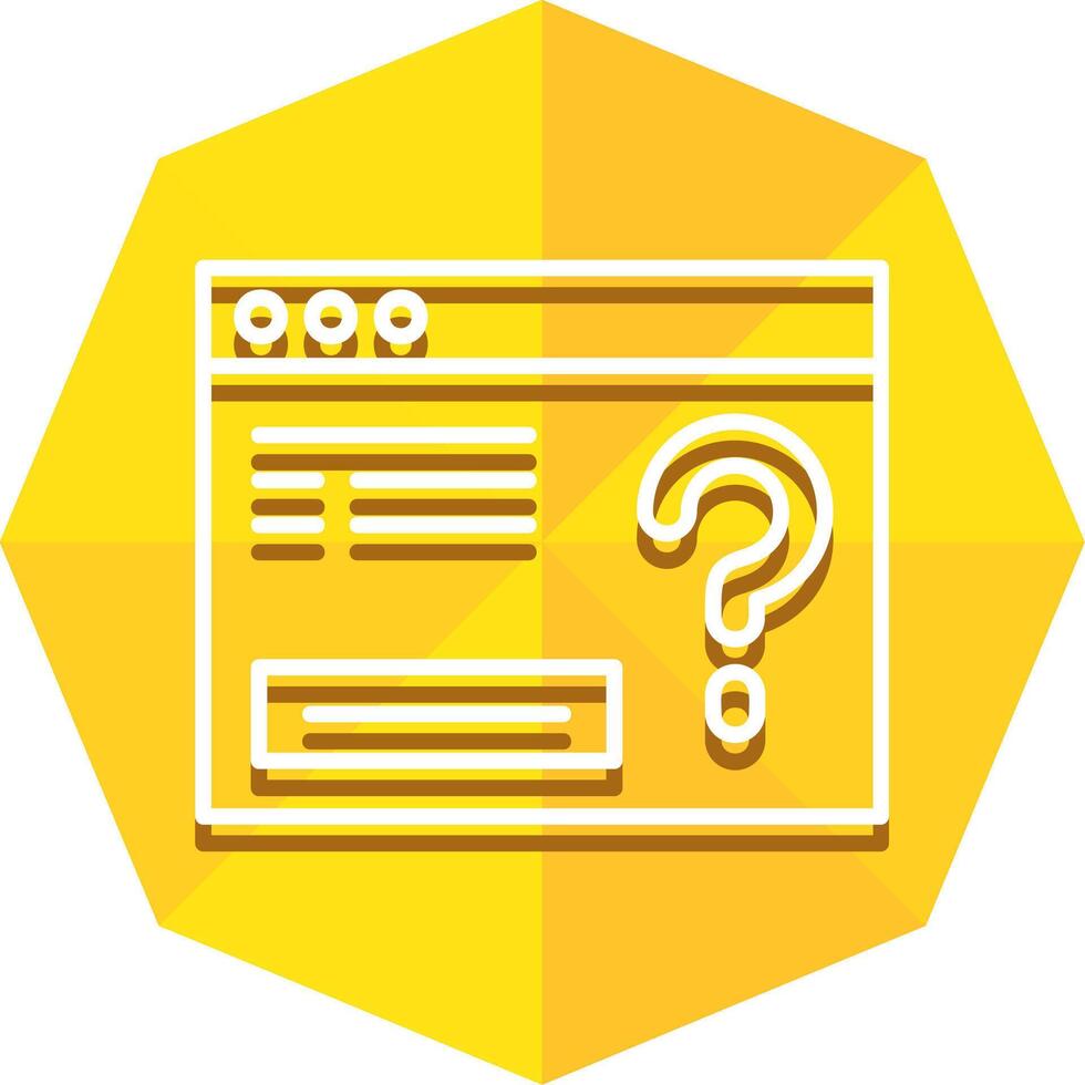 FAQ Icon Design vector