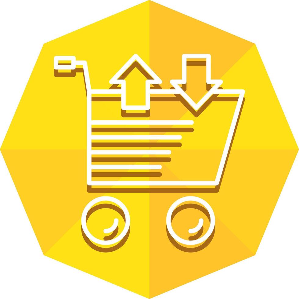 Cross-selling Icon Design vector