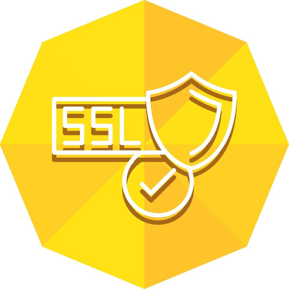 SSL Certificate Icon Design vector