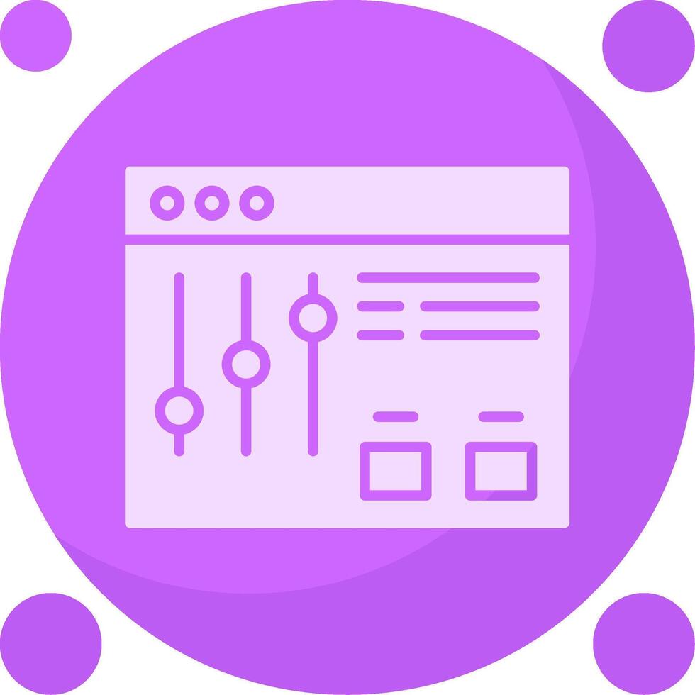 Filter Icon Design vector