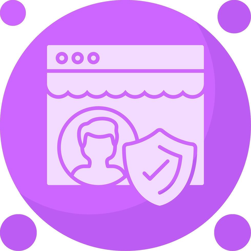 Secure Login Icon Design vector