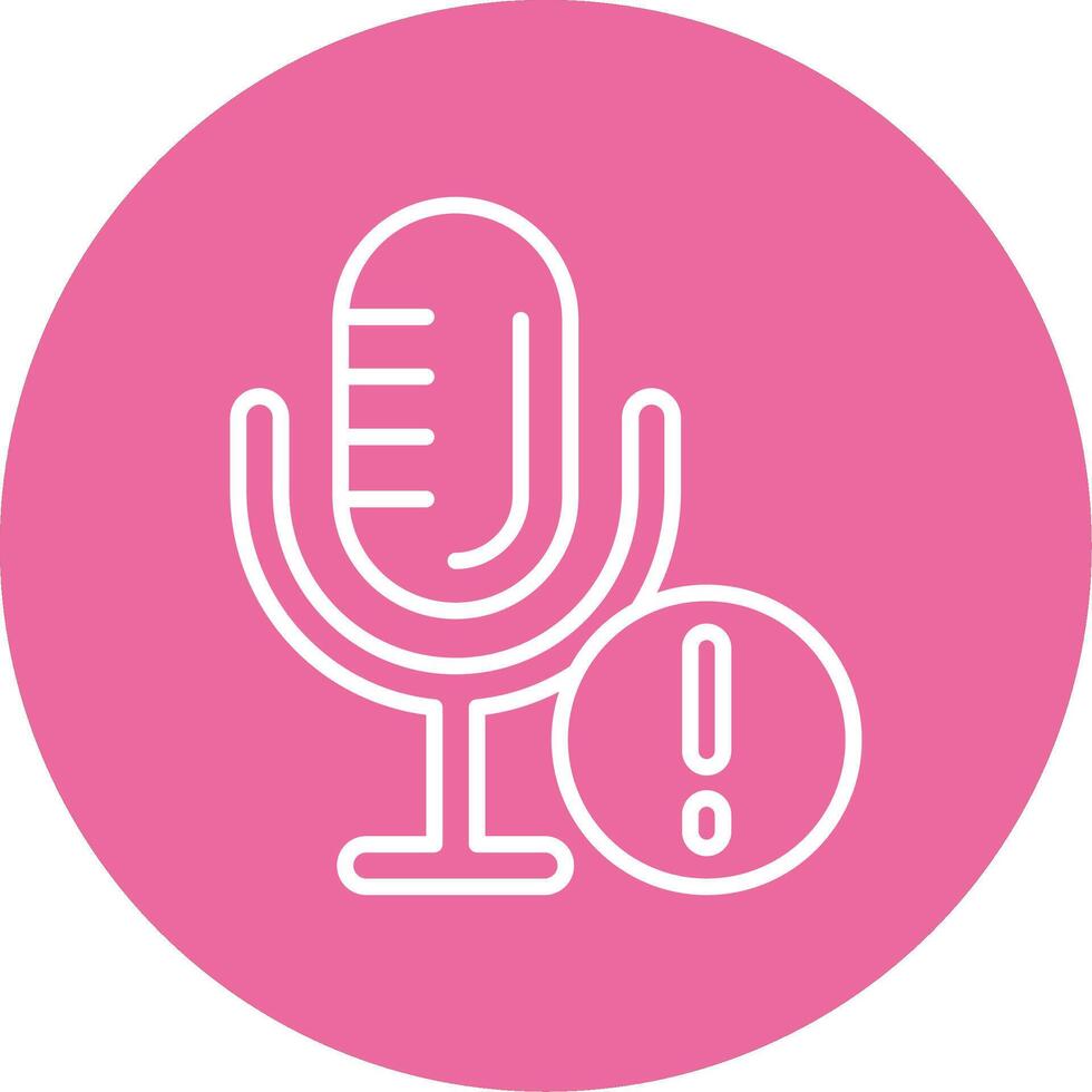 Microphone Icon Design Symbol vector