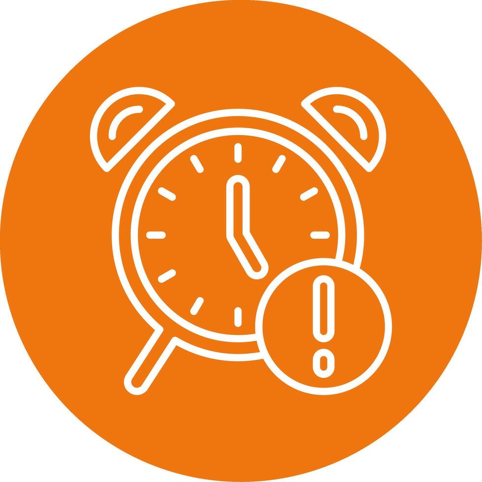 Alarm clock Icon Design Symbol vector