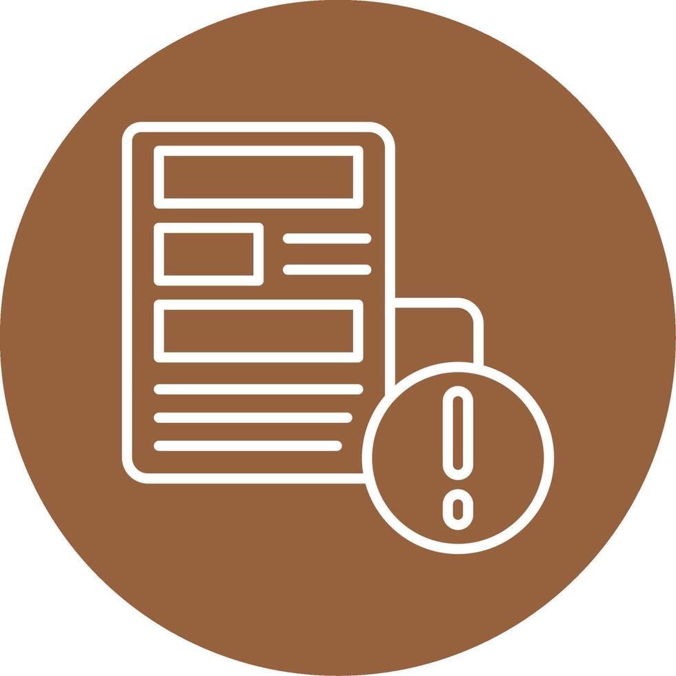 News Icon Design Symbol vector