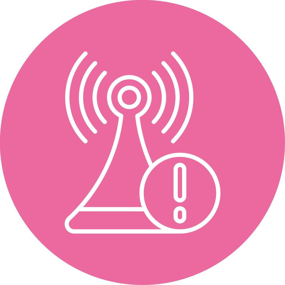 Connection lost Icon Design Symbol vector