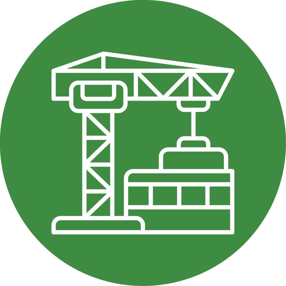Construction Site Icon Design vector