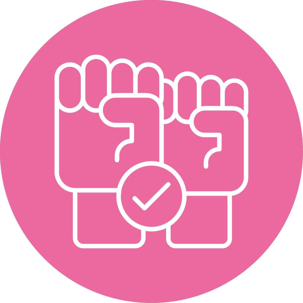 Trade Union Hall Icon Design vector