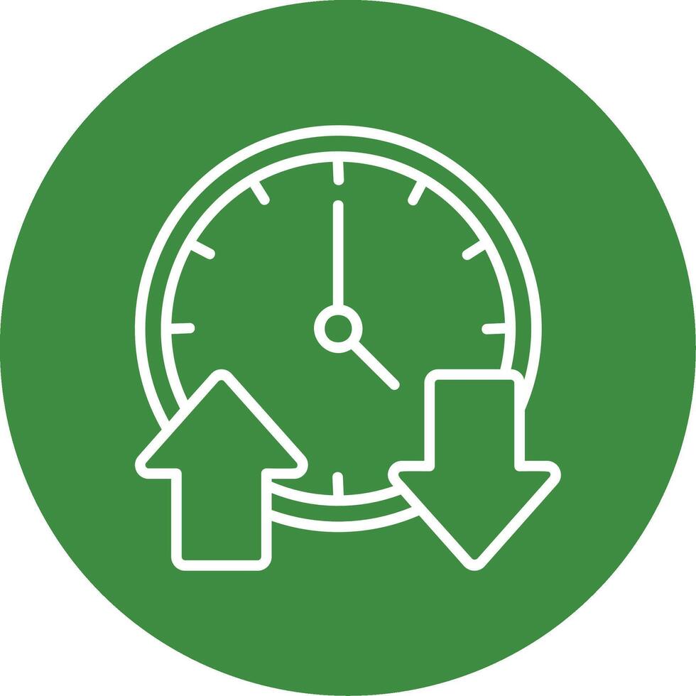 Clocking In Out Icon Design vector