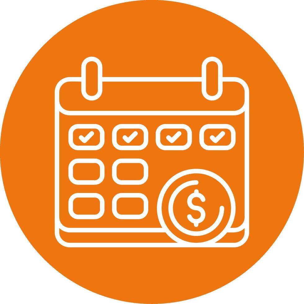 Paid Leave Icon Design vector