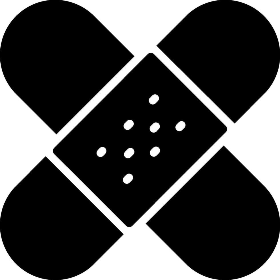 A bandage icon on a white background vector