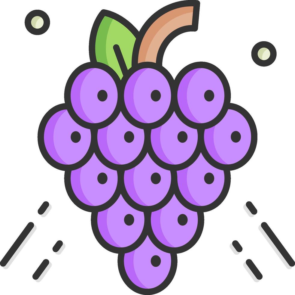 Grapes icon illustration vector
