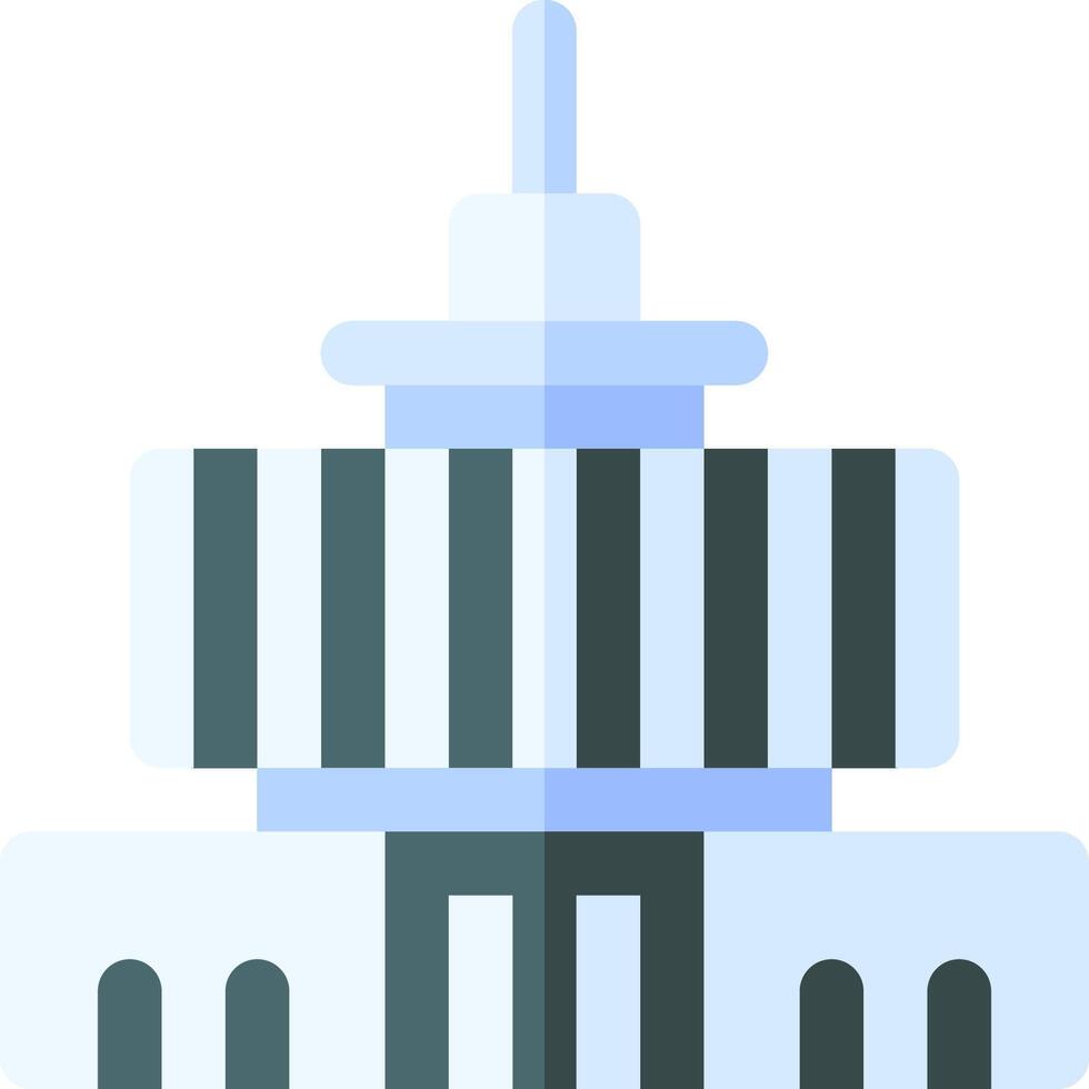 A building with a tall tower on top vector