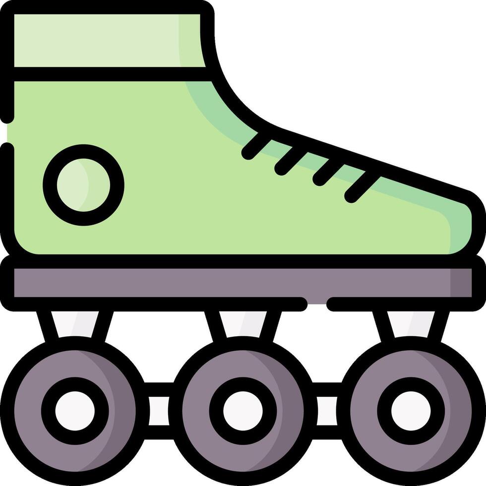 Roller skate illustration vector