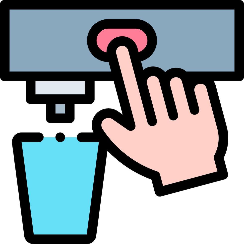 Water tap icon illustration vector