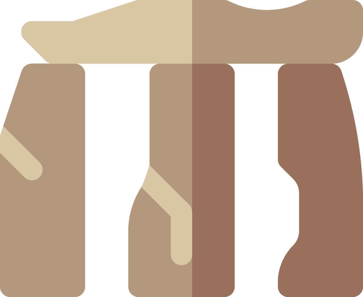 Ancient stonehenge icon vector