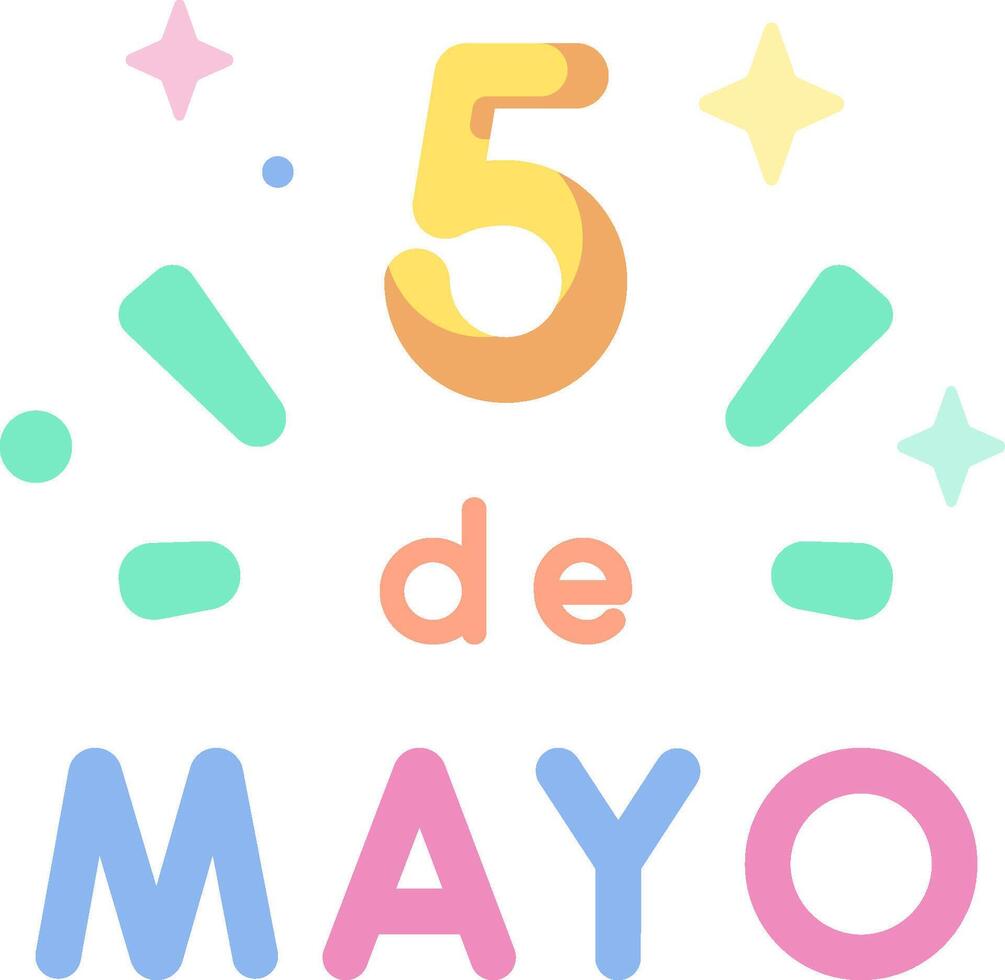 5 de mayo vector
