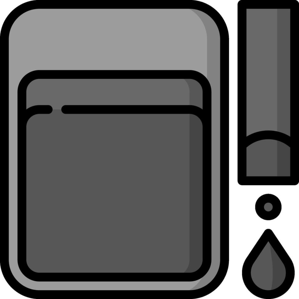 A black and white image of a phone and a pen vector