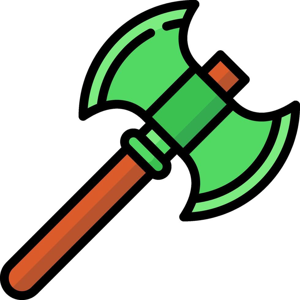 Axe illustration design vector