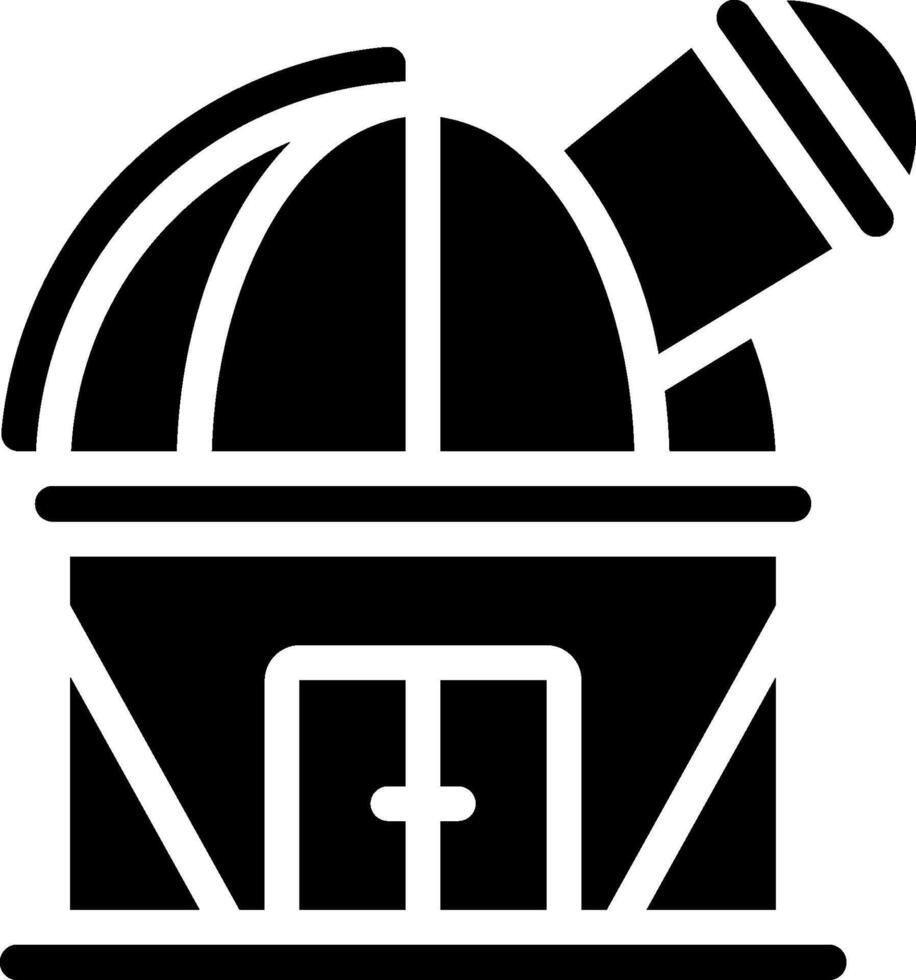 An icon of a telescope on a white background vector