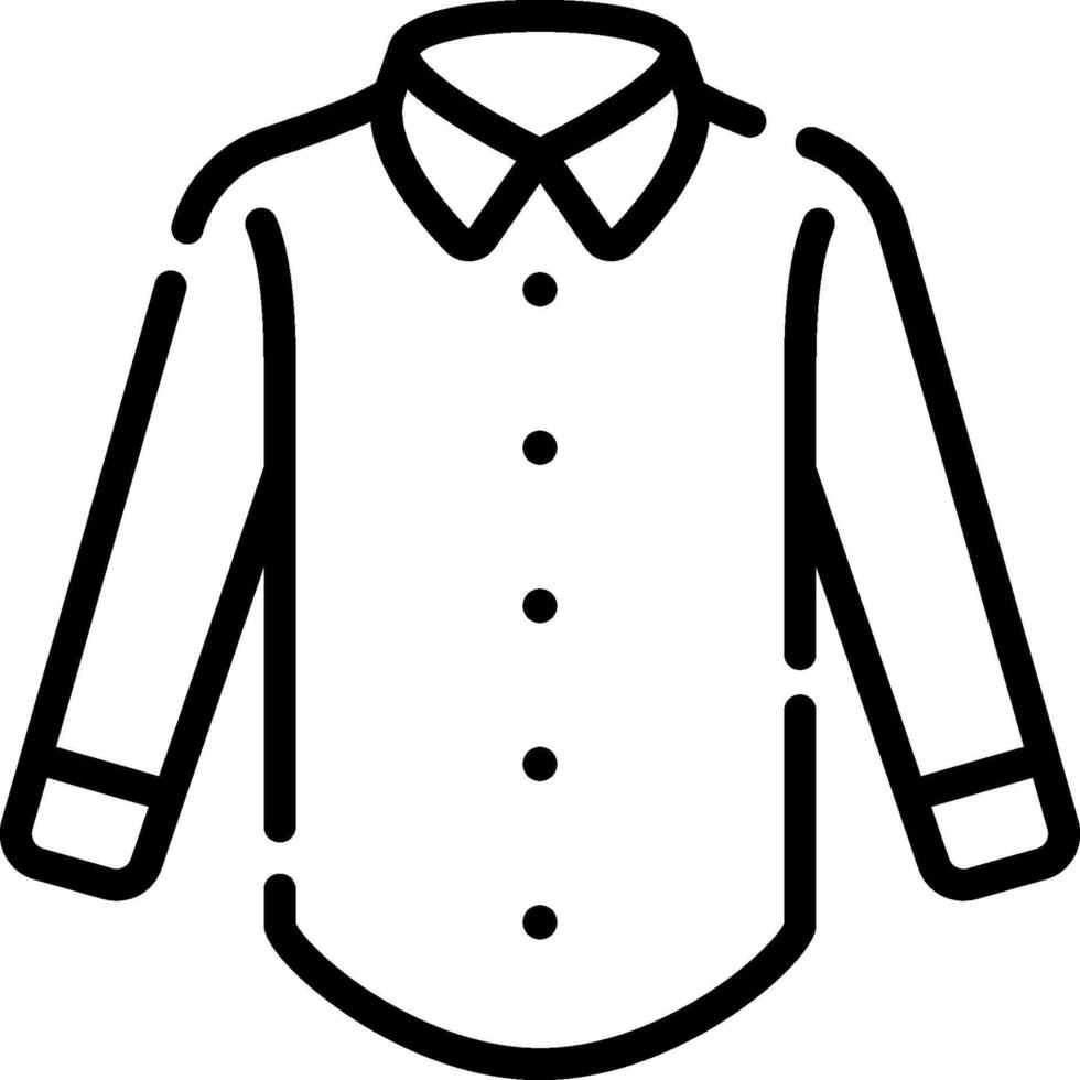A shirt icon on a white background vector