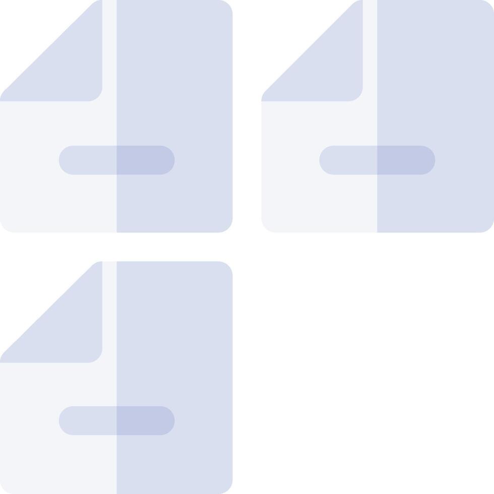 Four square files with a white background vector