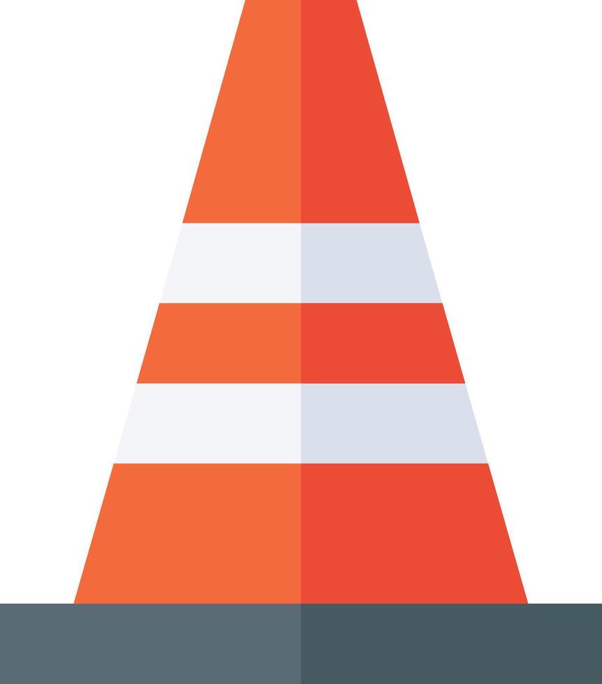 Traffic cone icon vector