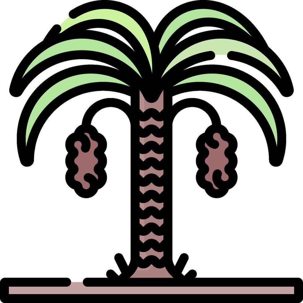 Palm tree icon vector