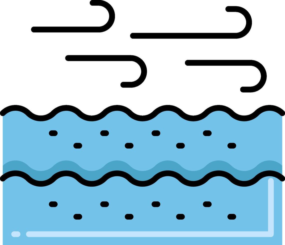 Water vapor icon illustration vector