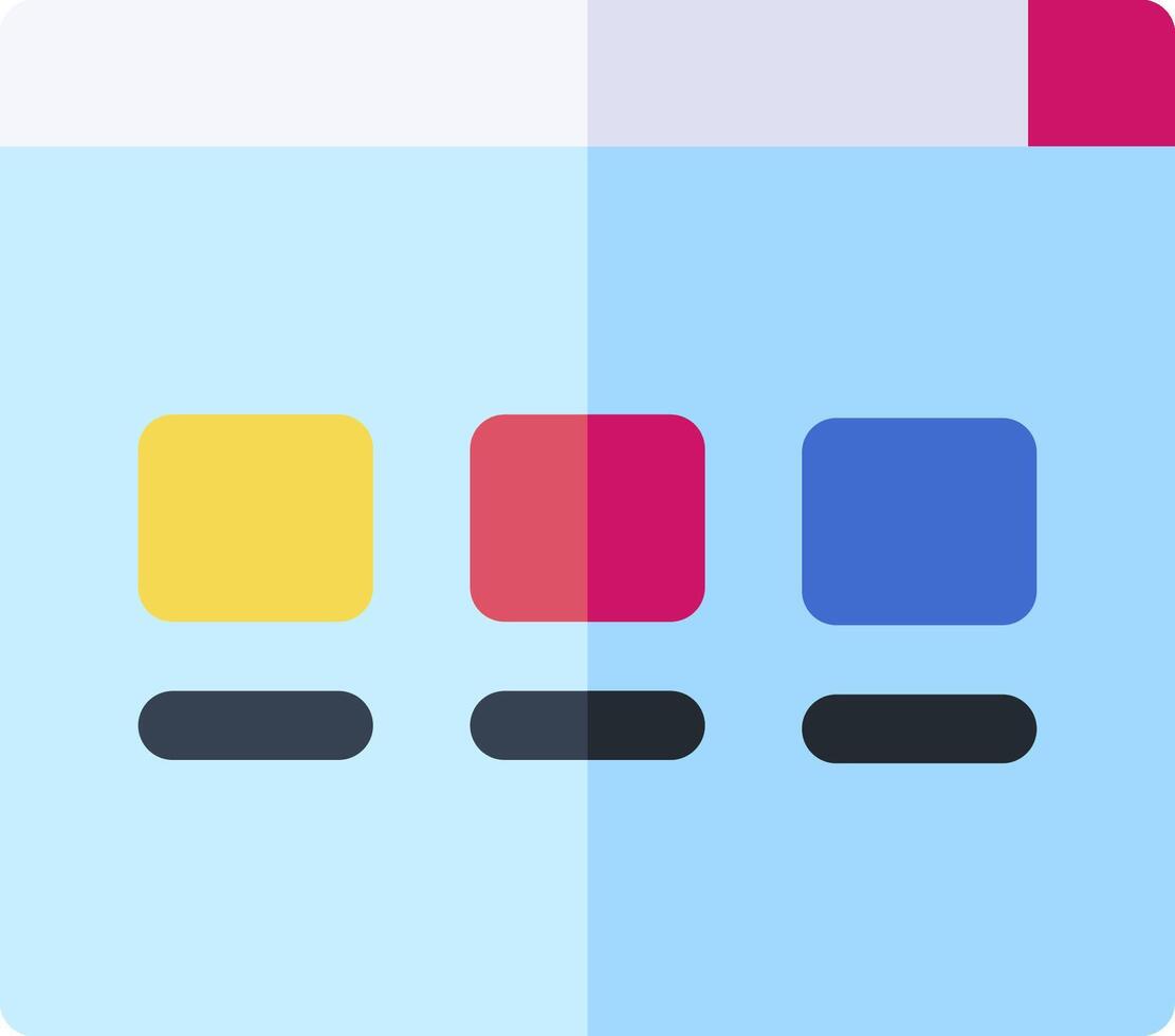 The icon for the color picker app vector